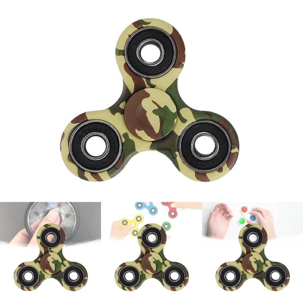 Красочный пластиковый спиннер для пальцев детская игрушка желтая мультяшная иллюстрация