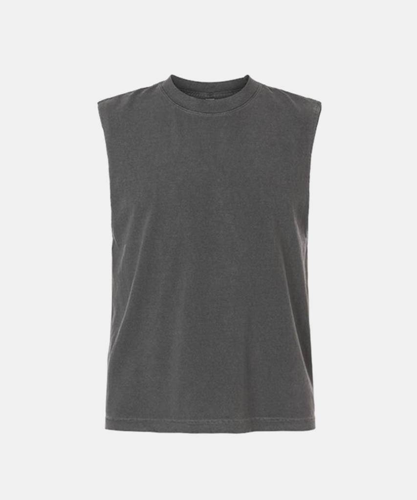 AAA Garment-Dyed 18-Count Sleeveless T-Shirt Usa Fit