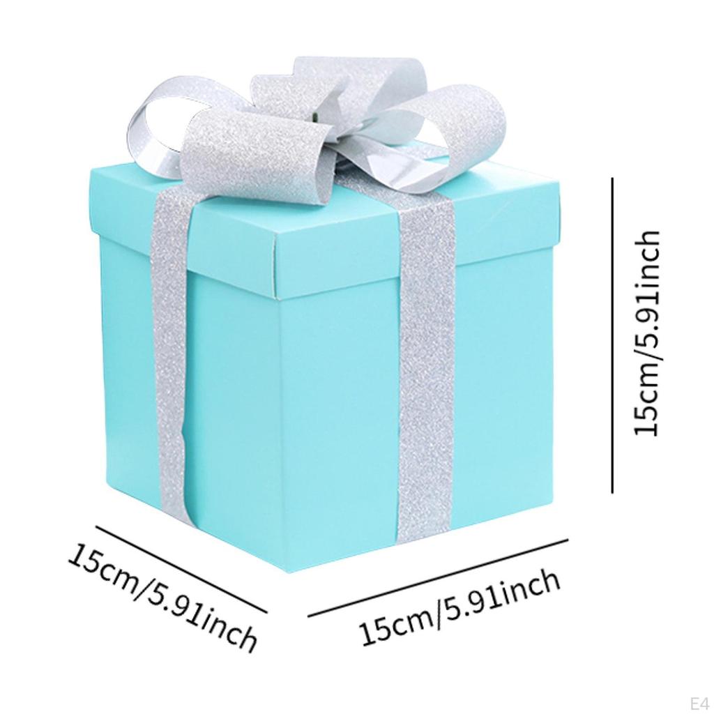 Christmas Gift Boxes Decorations Decorative Xmas Box Ornaments for Wrap