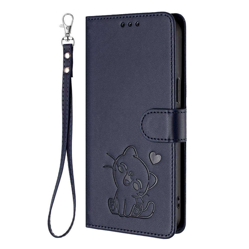 Strap Case for Funda ZTE Blade A76 A75 A56 Pro A36 A52 Lite A53 A35E A55 A73 5G Leather Wallet Flip Cover Kawaii Cat Phone Cases