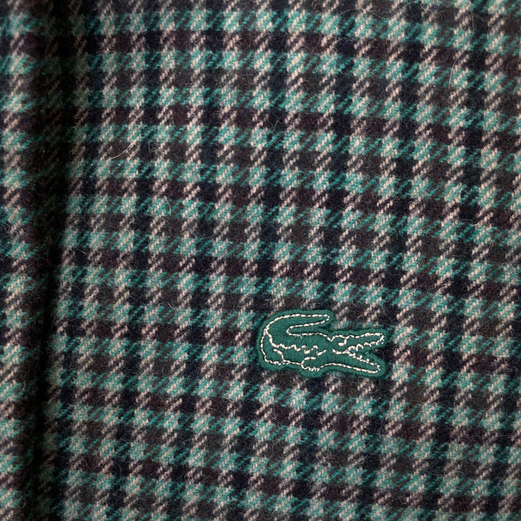 Lacoste BF1111L Классическое пальто-стойка из шерстяной смеси 36 зеленыйБ/у