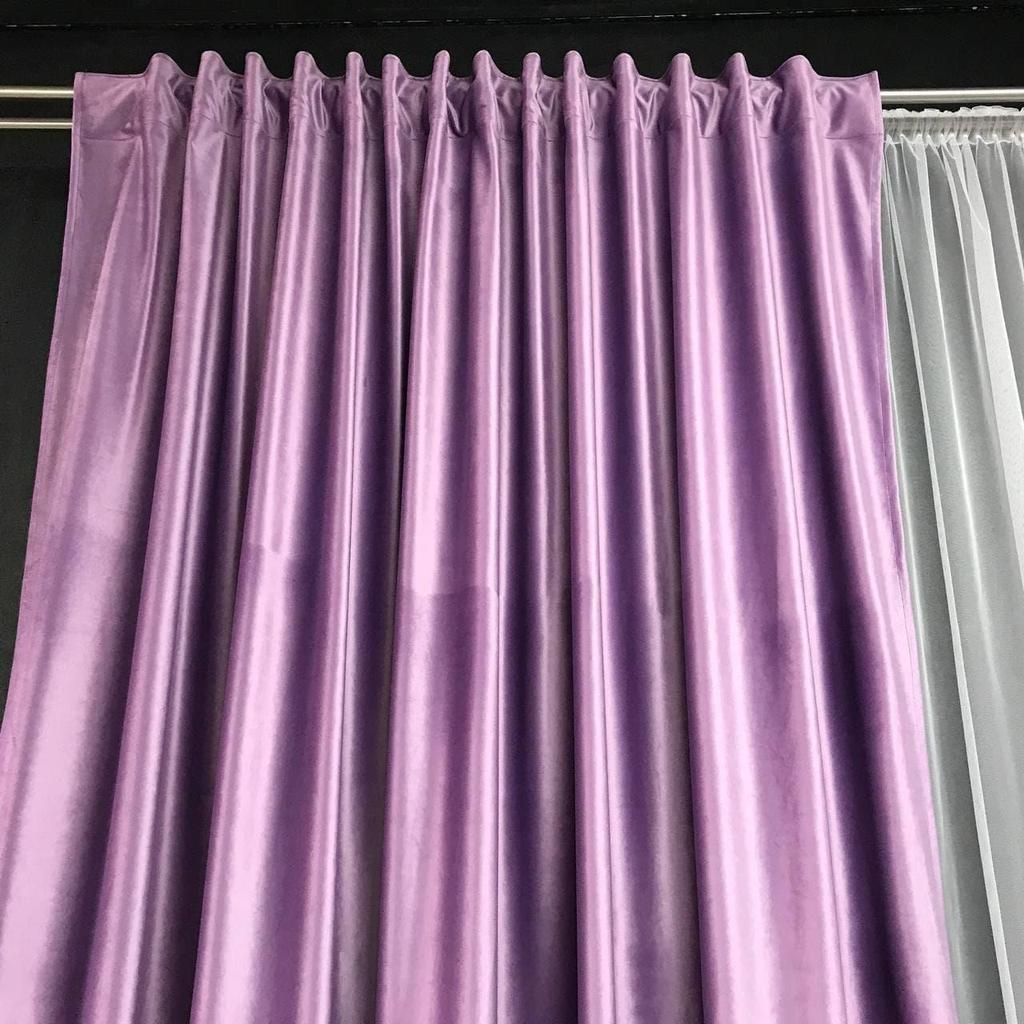 Роскошные бархатные тканевые оконные шторы для гостиной, спальни, однотонные драпировки, домашний декор 200x270 cm (2 шт) ALBO