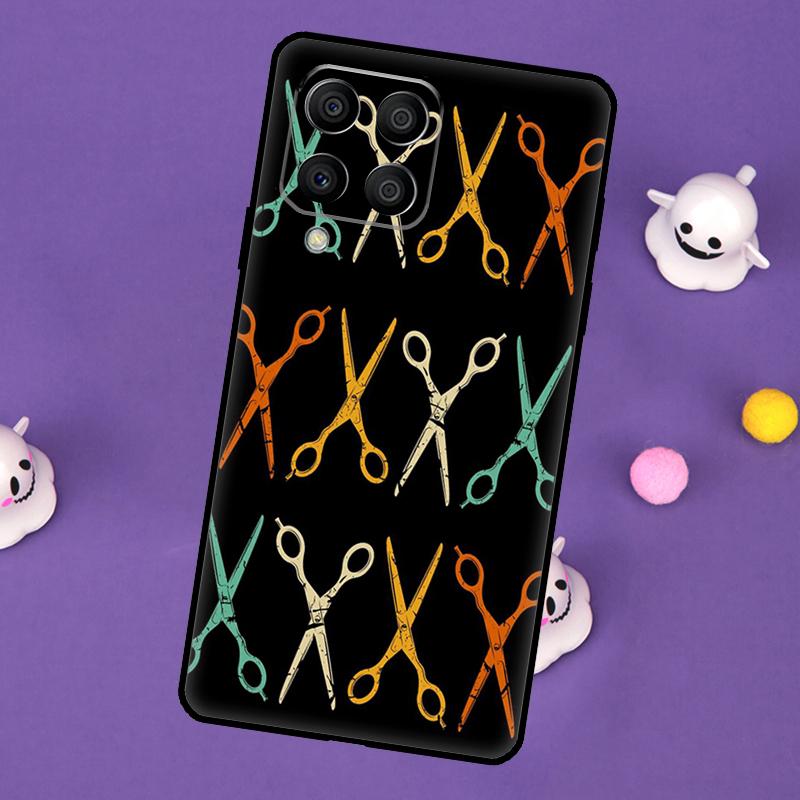 Чехол-ножны для парикмахерских ножниц для Samsung Galaxy M55 M15 M33 M13 M23 M53 M31 M51 M14 M34 M54 M20 M30s M52 M32