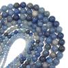 Blue Aventurine Stone Beads 15" Strand 4 6 8 10 12 MM Beads for Bracelets Jewelry Making Fashion Accessories