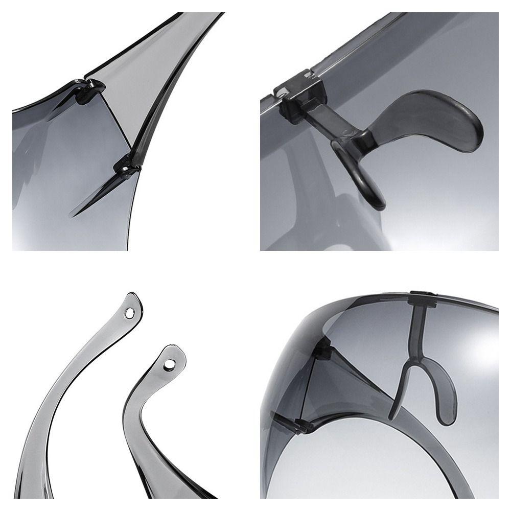 Transparent Protective Face Cover Anti Fog Transparency Goggles New Full Face Mask Outdoor