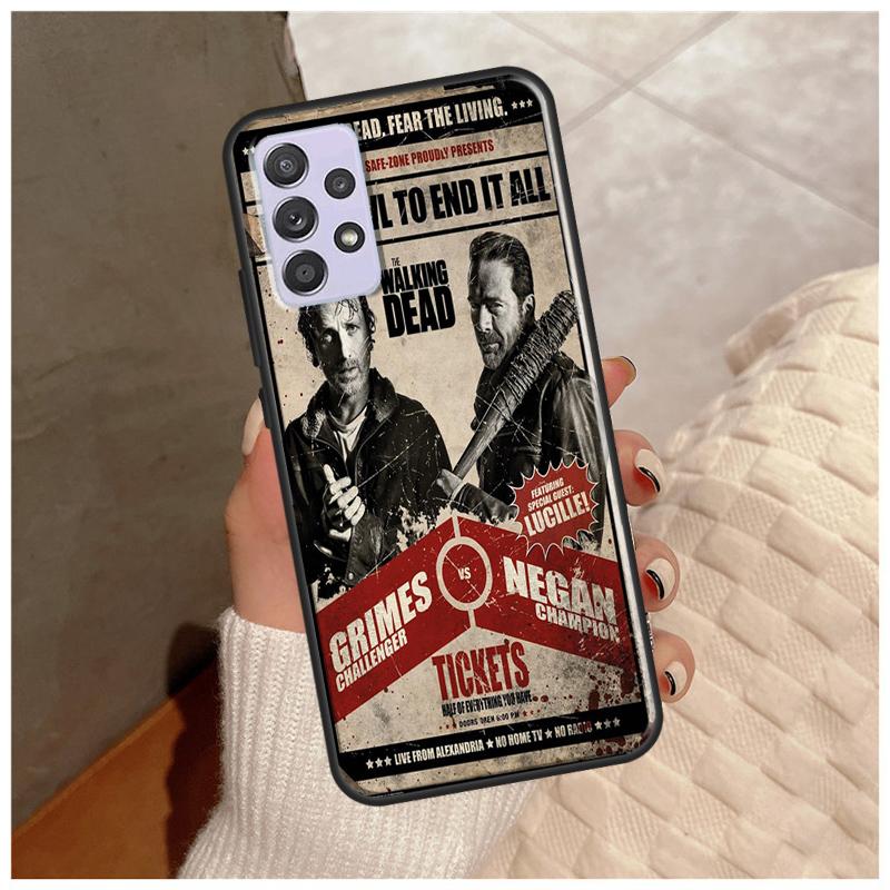 Walking Dead TWD Case For Samsung Galaxy A14 A34 A54 A12 A22 A32 A42 A52 A13 A23 A33 A53 A50 A51 A71 Cover