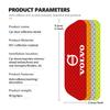4pcs Car Door Stickers Reflective Auto Door Sticker Accessories For Volvo V50 S60 XC60 S40 XC40 XC90 V70 XC70 C30 V40 V60