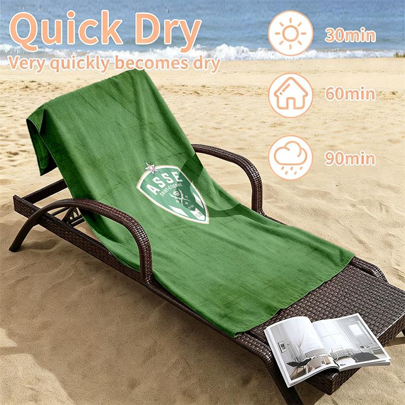 AS Saint Etienne Beach towels also serve as bath towels summer essential a musthave for the outdoors the beach and the pool