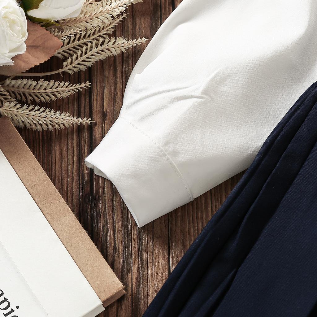 Baby Kids Sets for Girls Suits School Uniform Children Costumes Preppy Style Clothes for Teenagers Outfits 6 8 9 10 12 14 Years