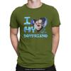 I Love My Boyfriend Unique TShirt Korean Unisexs Singing Group Ateez Casual T Shirt Oversized Unisex Clothing Tees Fashion Tshirt