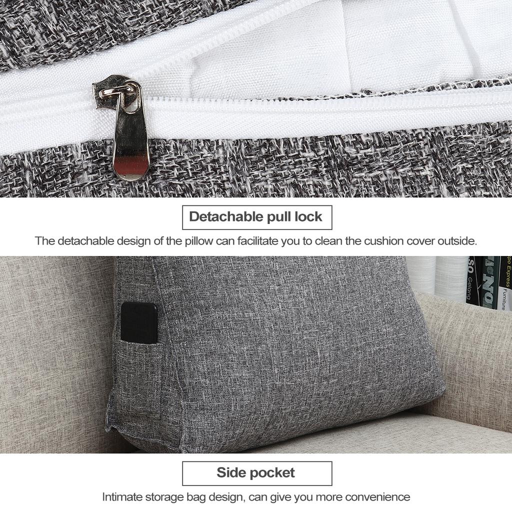 Треугольная подушка, подушка для стула, дивана, подушка для отдыха, поддержка шеи, спины, клиновая подушка, съемная подушка для домашнего офиса, AU