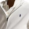Худи Polo Ralph Lauren с вышитым логотипом-лошадкой, флис, смесовая хлопковая ткань, с полной молнией, с капюшоном, длинный рукав, детские худи, белый, 323799360-501