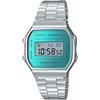 CASIO Digital Watch Standard A168WEM-2 Men's Women's Kids Silver X Blue Overseas Model