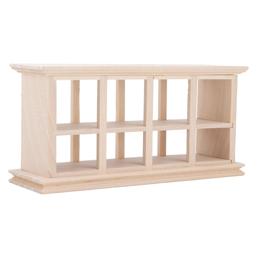 1 12 Scale Miniature Food Cake Display Doll Bakery Cabinet Wooden Display Bakery Cake Cabinet