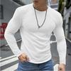Pullovers & Long Sleeves Autumn Base Shirt Slim Fit Long Sleeved Round Neck Casual Men's T-shirts