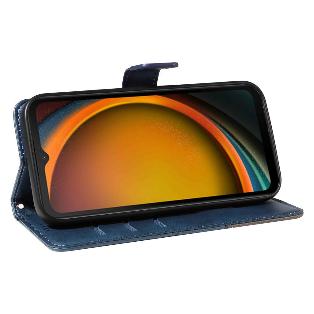 Для Samsung Galaxy Xcover7 Чехол Противоударный Геометрическая Линия Кожаный Чехол для Телефона Держатель для Карт