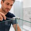 Stainless L-Shaped Glass Corner Clip Bracket with for Glass Panel Installation