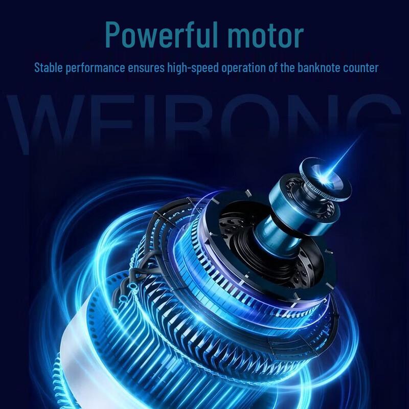 Счетчик и сортировщик банкнот Weirong WR-M998, штекер CN (адаптер в комплекте)