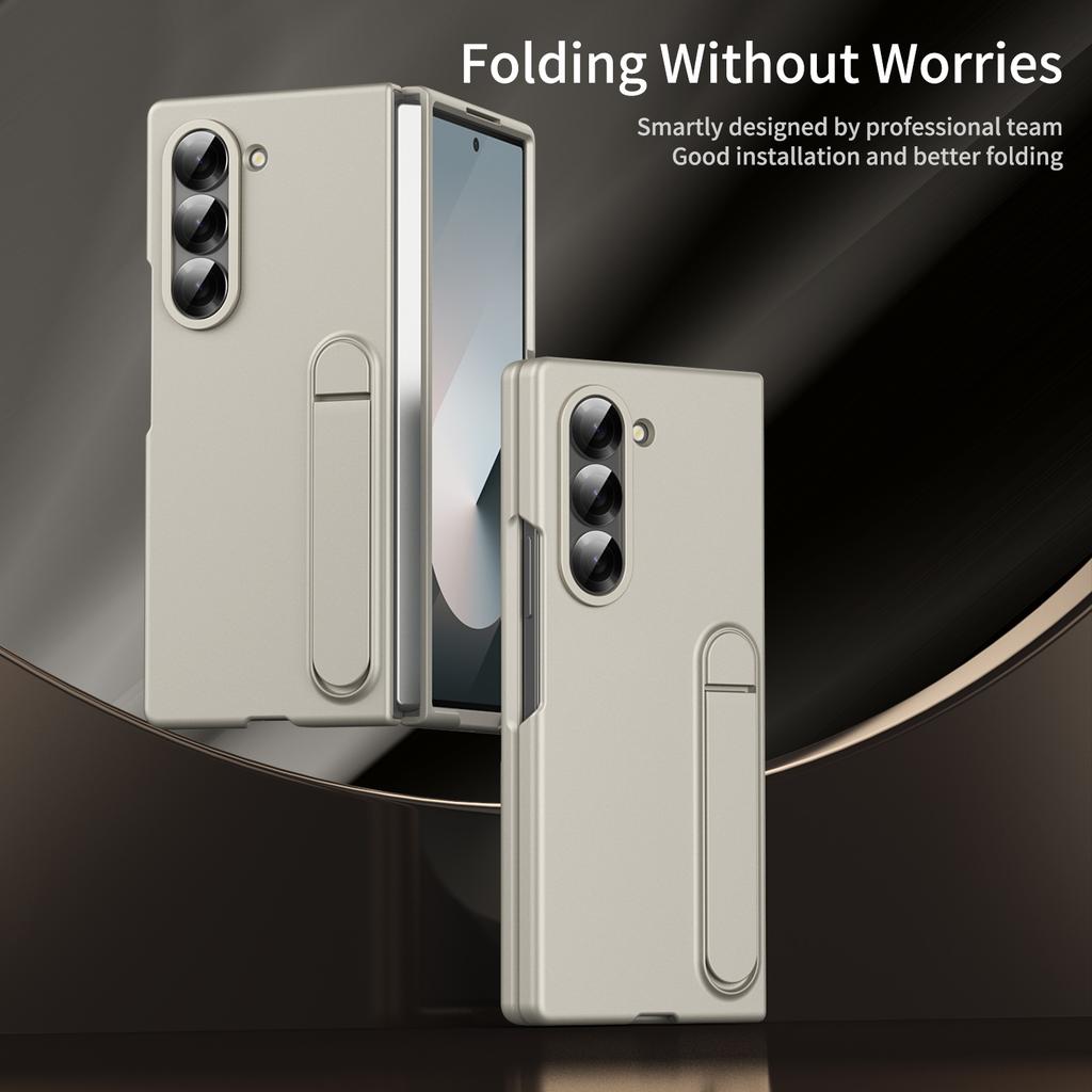 Официальный чехол для телефона Fold5 Fold6 с той же моделью для Samsung Galaxy Z Fold 6 5 4 3 Skin Feel Holder, противоударный защитный чехол