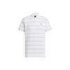 Stripe Polo Shirt Men Tops White IT3922