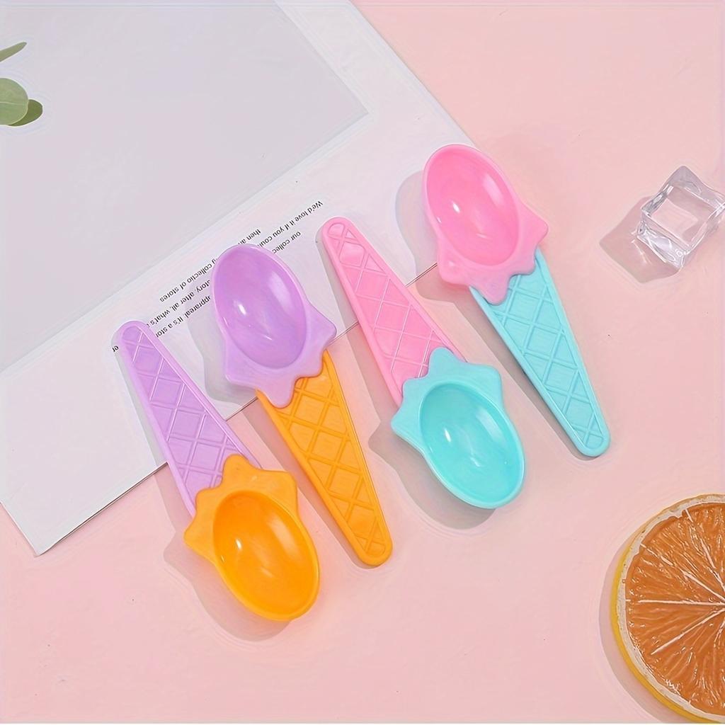 2pcs-New Ice Cream Bowl Spoon Set Durable Children Gifts Lovely Dessert Bowl DIY Ice Cream Tools Icecream Bowl+spoon