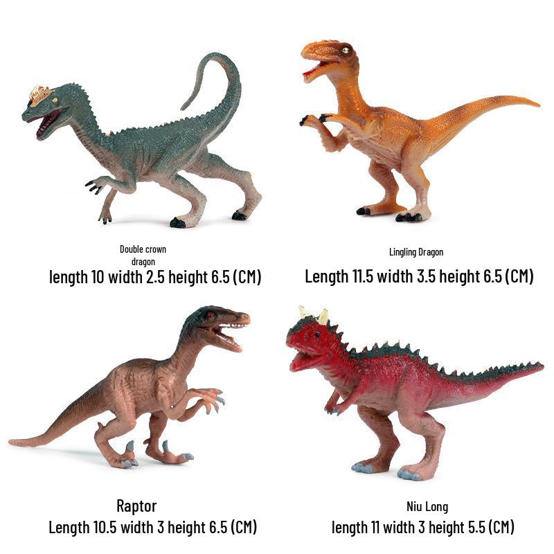 Dinosaur Model Set: T. Rex, Spinosaurus, Mosasaurus, Stegosaurus, Triceratops Cognitive Toys