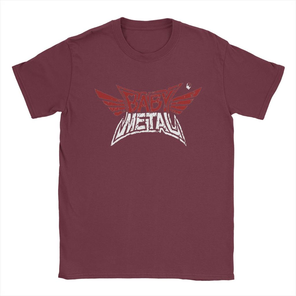 Babymetal Men's T Shirts Vintage Tee Shirt Short Sleeve Crewneck T-Shirts 100% Cotton Plus Size Clothes