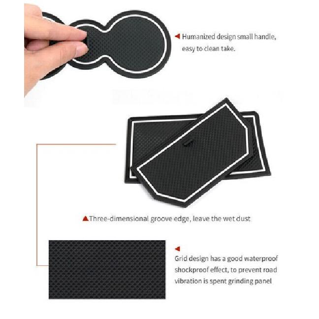 Car Gate Slot Mats For Land Rover Range Rover Evoque 2012-2017 2018 Accessories
