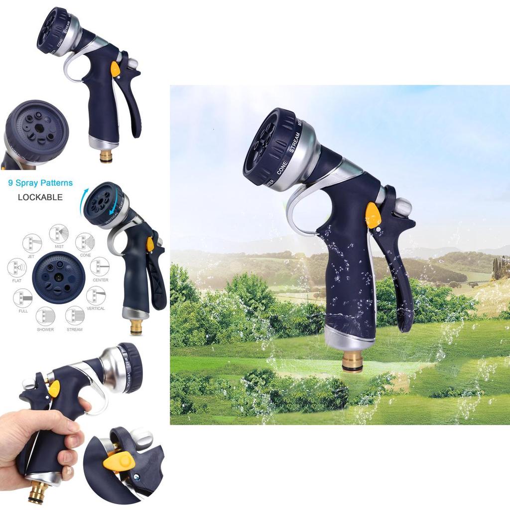 Multi-functional 9-dial Spray Gun Perfect For Car Wash And Garden Watering Needs