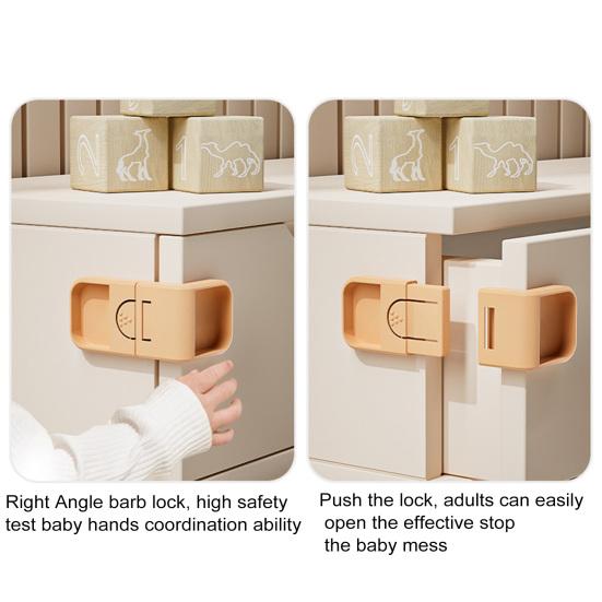 10Pcs Child Safety Cabinet Lock Multi-Purpose Drawer Cupboard Oven Fridge Door Baby Proof