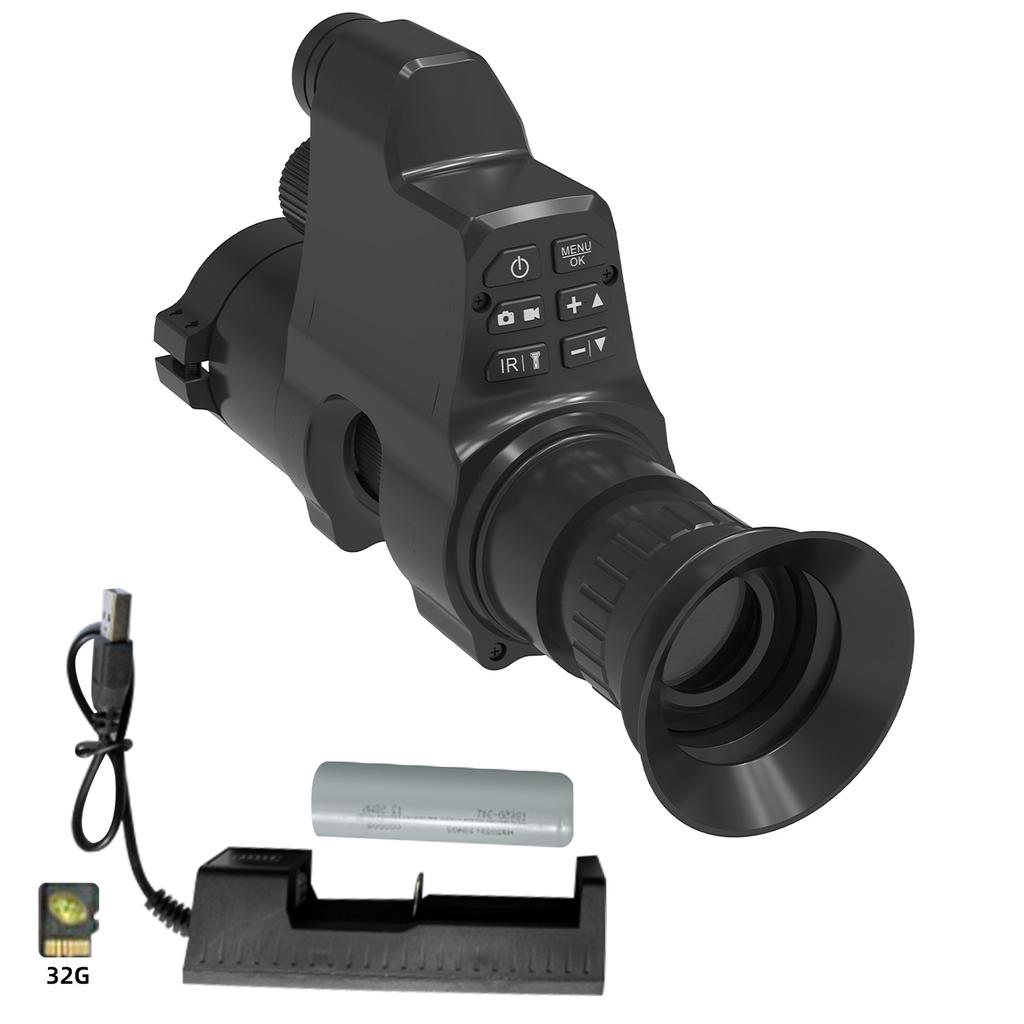1080P Digital Night Vision Goggles Infrared Night Vision Monocular with  940nm IR Flashlight