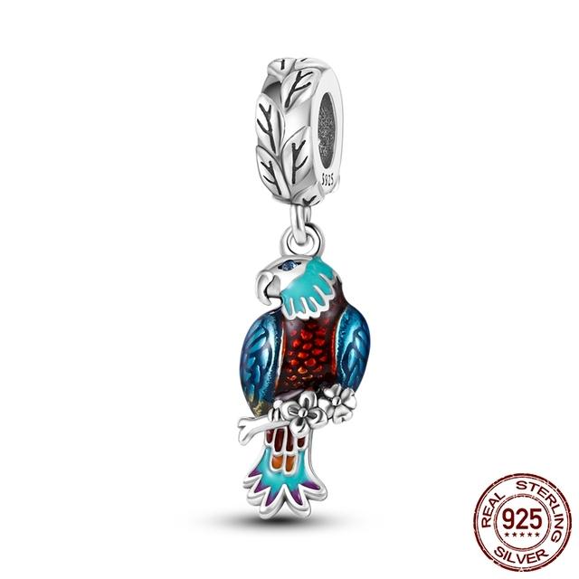 The New Pendant Beaded Charms Fit Bracelet 925 Sterling Silver Women DIY Fine Jewelry
