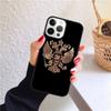 Чехол для телефона с гербом России для iPhone 17 Air 16 15 14 12 13 PLUS 11 PRO MAX Задняя крышка Fundas Shell