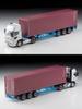TOMYTEC Tomica Limited Vintage Neo Hino Profia 40ft Marine Container Trailer Toho Sharyo TC36H1C34 Silver Finished Product 1/64 LV-N292a