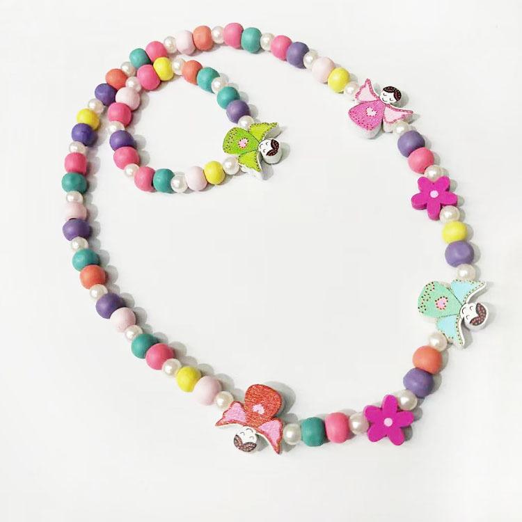 25 styles Cute Animal Flower Cartoon Flower Children's sweater necklace bracelet for children gift