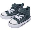Converse Кроссовки Chuck Taylor All Star EasyOn Mid TD Malden Street - True Nature Baby зеленые белые черные A10762C