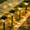 2PCS Solar Yard Lights Bright Lawn Lights Outdoor Waterproof Led Solar Pathway Lights Landscape Path Lights
