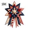 Holiday Wreath Making Supplies Large Patchwork DIY Sewing Kit, Quilted Fabric Craft Set, Diy Kit for Beginners Handmade Rustic Door Decoration