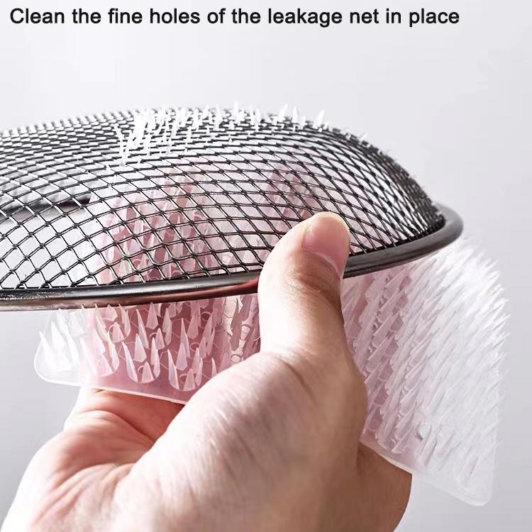 Инструменты для чистки кухни, силиконовая скруббер для посуды, щелевая щетка, бытовая щетка для чистки фруктов и овощей, аксессуары для чистки