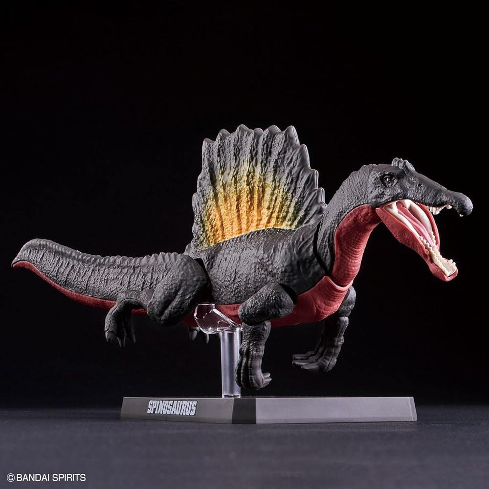 Bandai Spirits Plamosaurus Spinosaurus Пластиковая модель-конструктор Spinosaurus с цветовой кодировкой 1:Масштаб 1:144