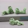 1Pcs Spoon Fork Rest Tableware Restaurant Utensil Creative Ceramic Funny Frog Chopstick Holder Cutlery Stand Kitchen Tools