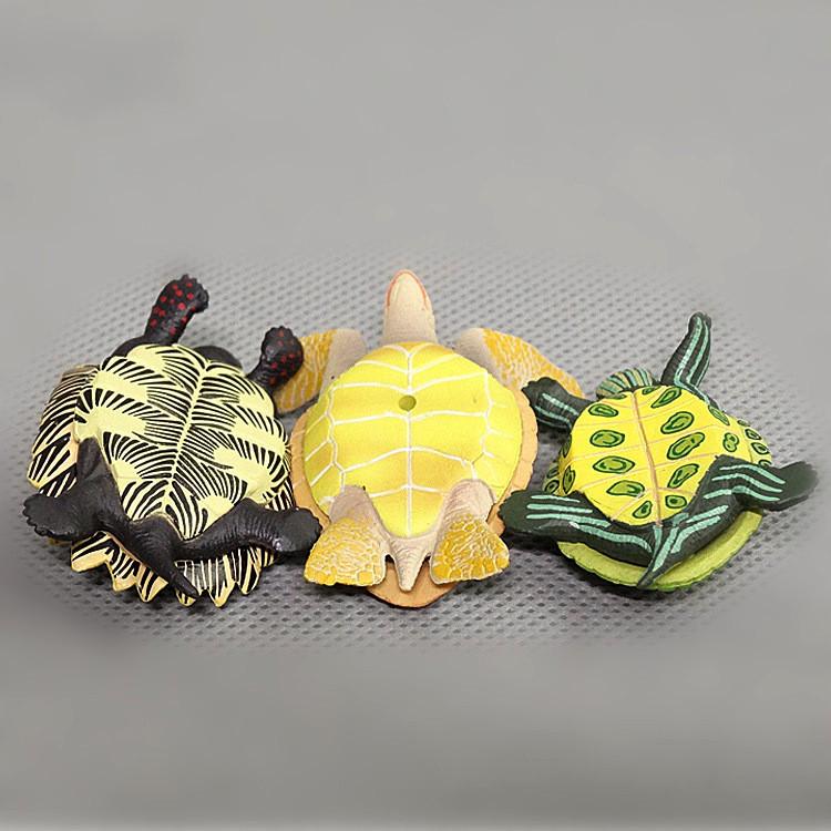 Pvc Ocean Animal Figure Green Sea Turtle Animal Model For Educational Display