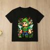 Roblox Detective Character Print Children T Shirt Boys Girls Casual Short Sleeve Cotton Tee Breathable Summer Daily Wear Top
