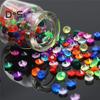 1000 шт. акриловые стразы цветные смоляные искусственные хрустальные камни DIY поделки наполнители для ваз свадьбы домашний декор стола