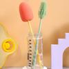 Long Handle Bottle Cleaning Brush Multipurpose Cup Scrubber Cleaning Supplies Glass Cleaner  Groove