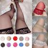 Lace Knee Thigh High Stockings Plus Size Elastic Long Socks XXXL Sexy Plus Size Stocking for Women 4XL 5xl 6xl