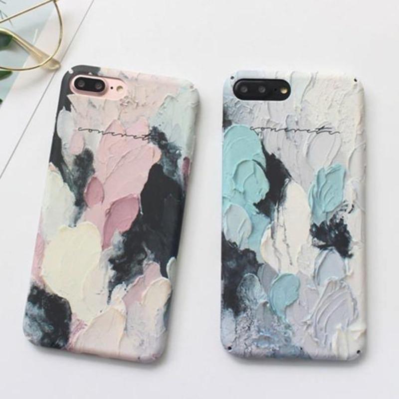 Масляная картина Жесткий пластиковый чехол для ПК Чехол Милая личность Ударопрочный чехол