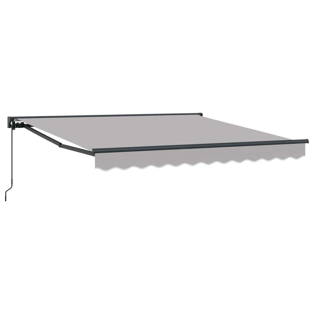 Retractable Awning Frame Light Grey 300 x 250 cm