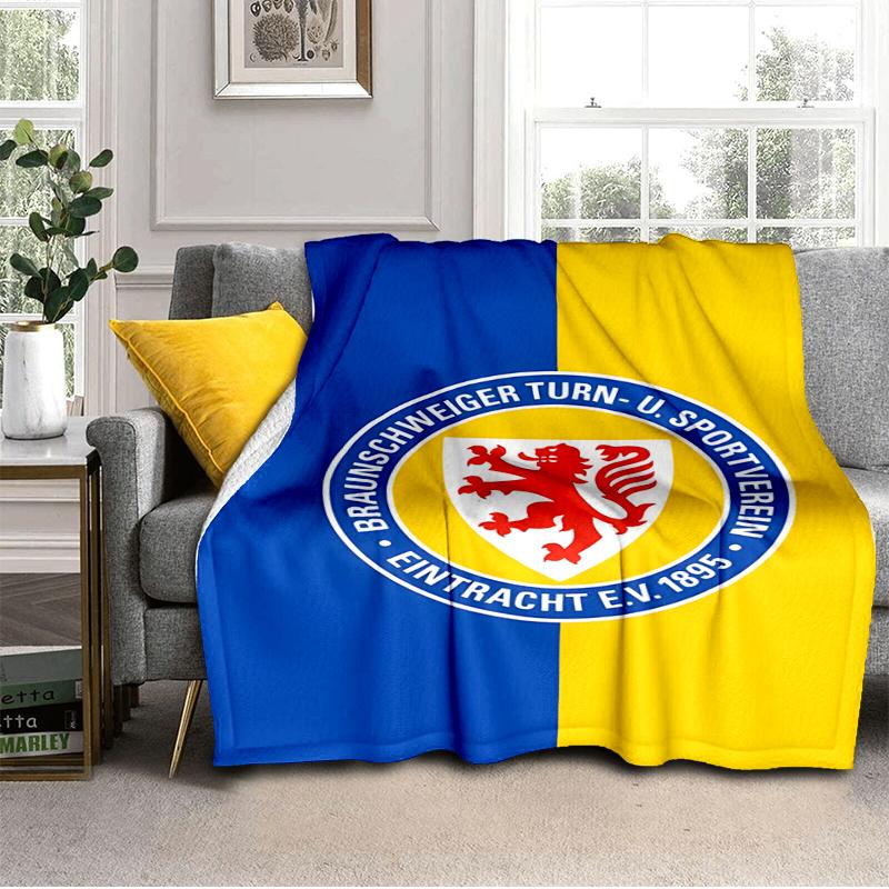 Braunsch-weiger Sports Emblem Blanket Lightweight Ideal Bedding Blanket Perfect for Travel, Camping, Living Rooms, Offices, Sofas, Fan Christmas gift