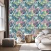Wallpaper wall colorful butterflies and nature for living room and bedroom 50x1000